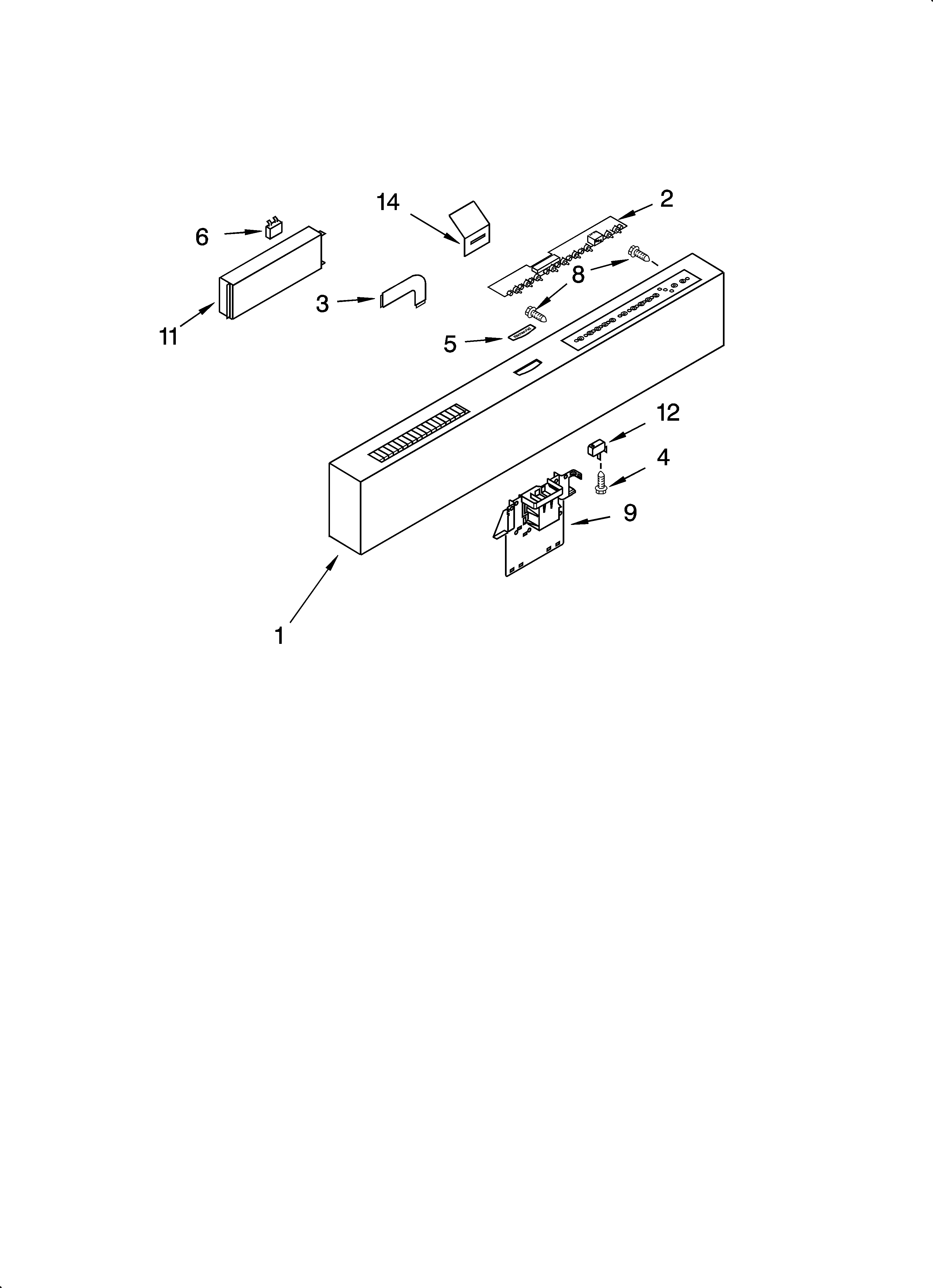 Control panel parts