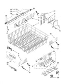 Upper rack and track parts