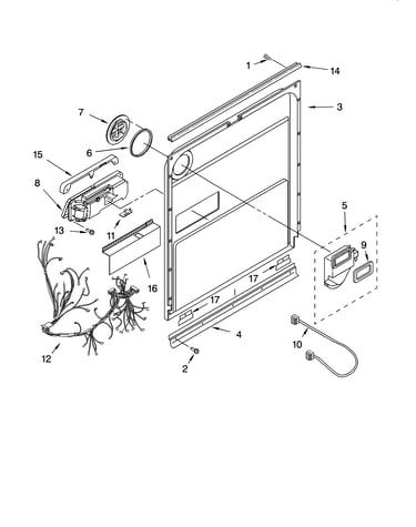 Door and latch parts