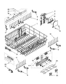 Upper rack and track parts