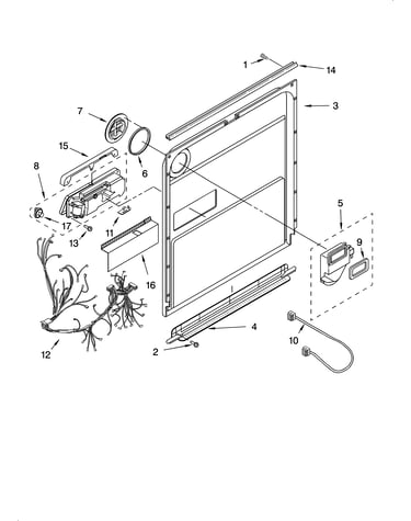 Door and latch parts