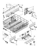 Upper rack and track parts