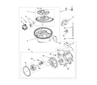 KitchenAid KUDS01ILBL6 pump and motor parts diagram