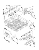 Upper rack and track parts