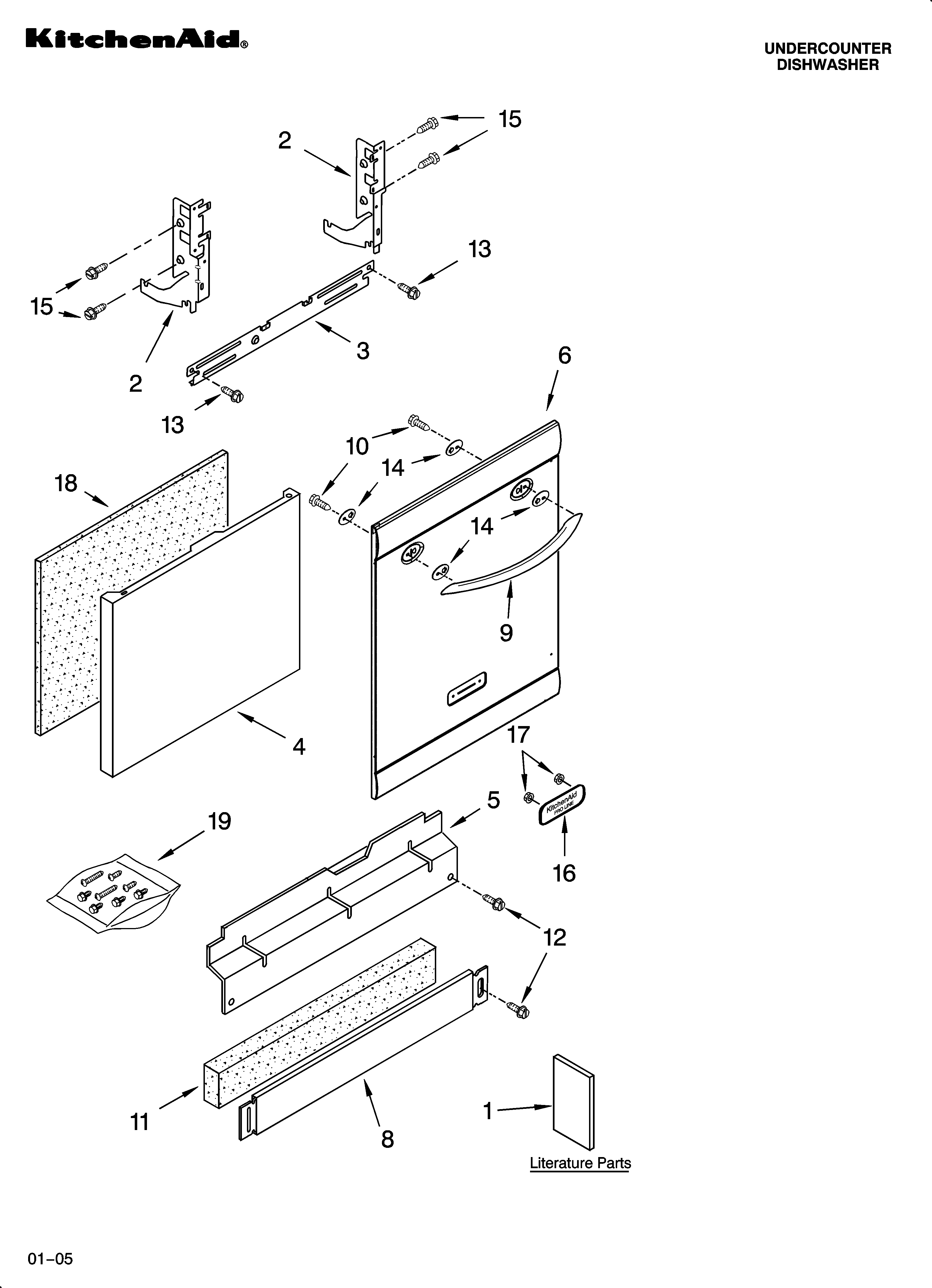 Door and panel parts