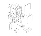 KitchenAid KUDS01VMSS1 tub and frame parts diagram