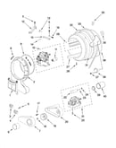 Drum and motor parts, optional parts (not included)