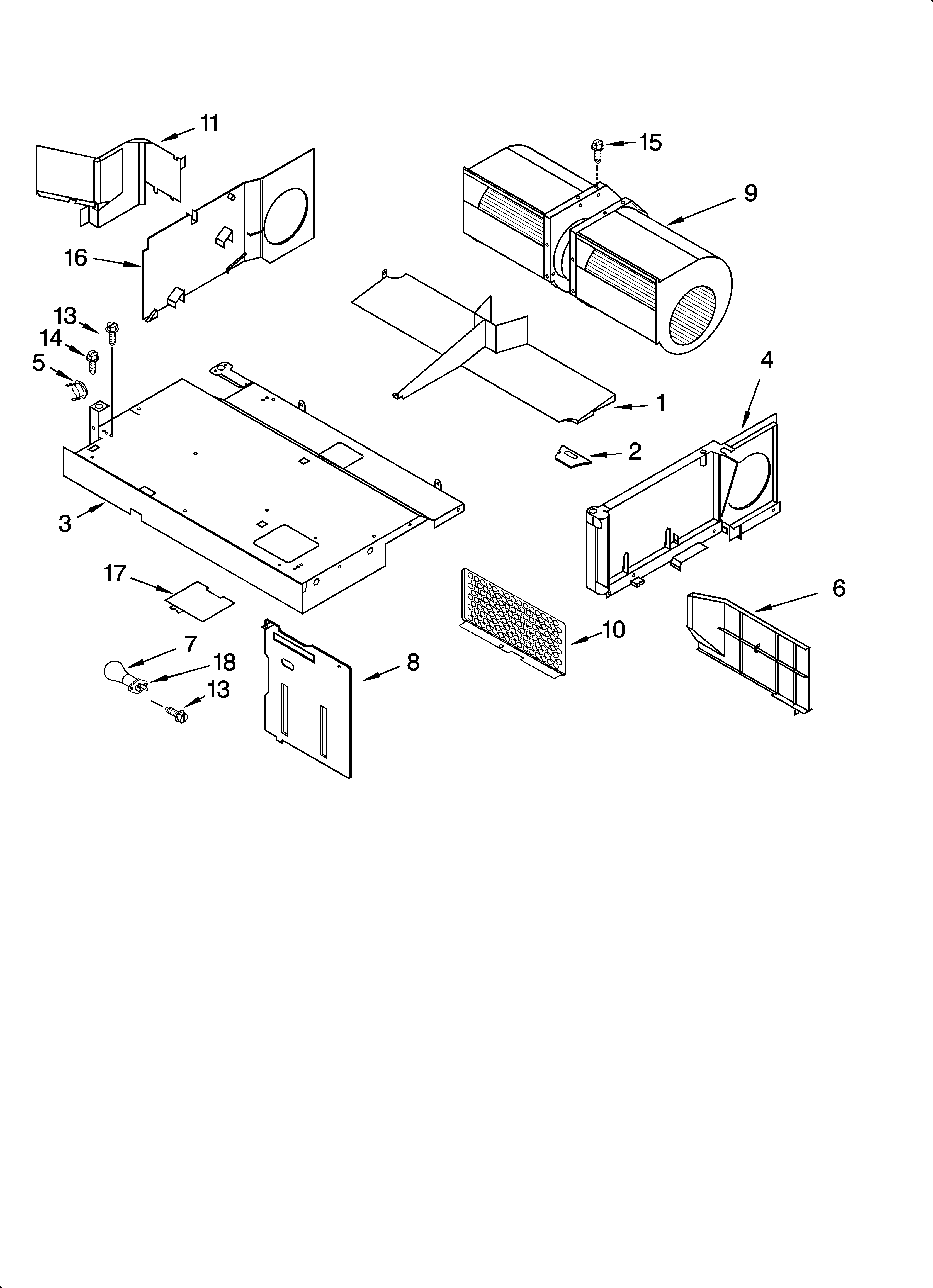 Air flow parts