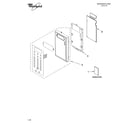 Whirlpool MH3184XPB0 control panel parts diagram