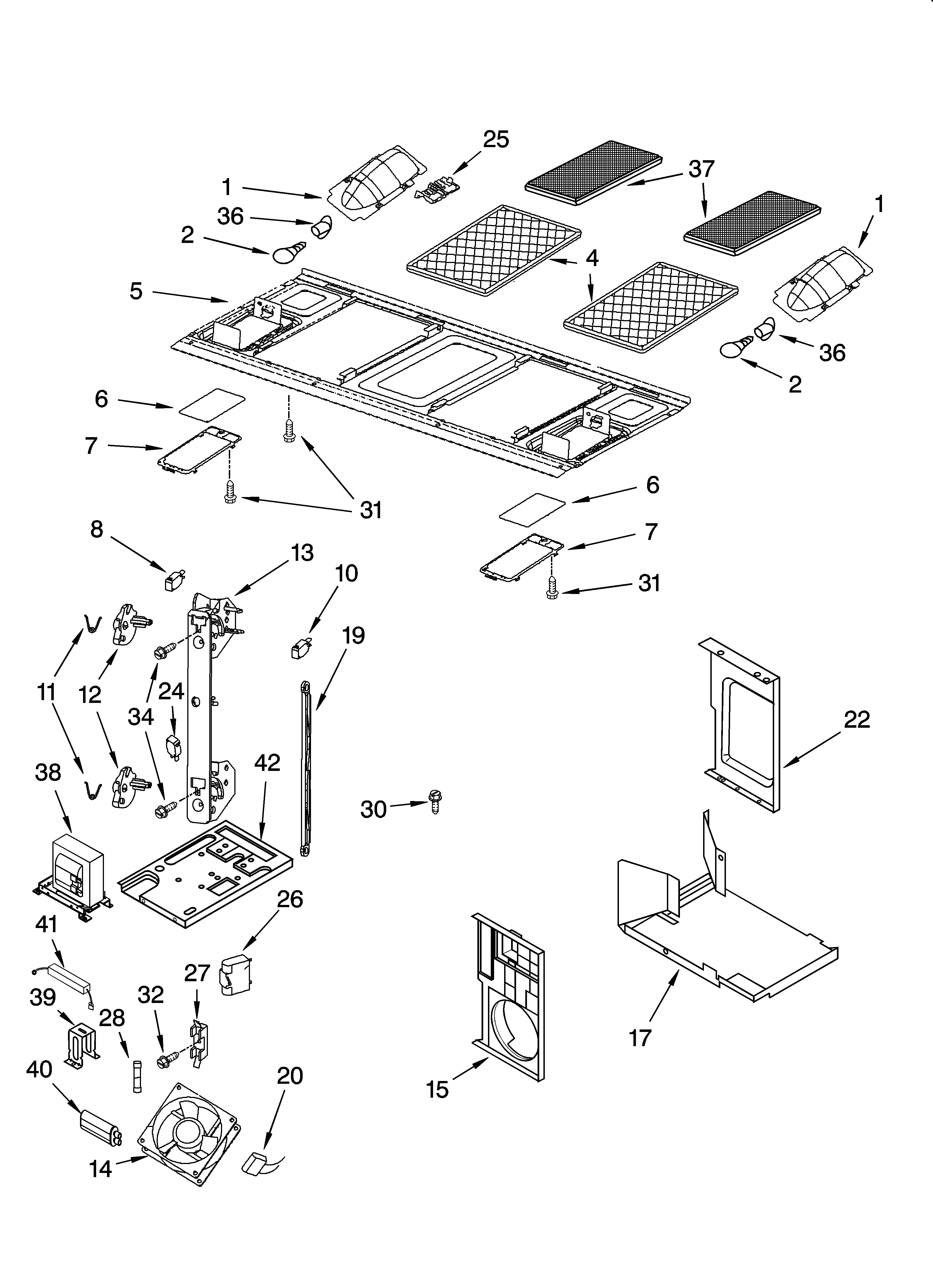 INTERIOR AND VENTILATION PARTS