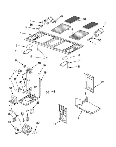 Interior and ventilation parts