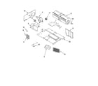 Whirlpool MH3184XPT0 air flow parts diagram