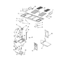 Whirlpool MH3185XPT0 interior and ventilation parts diagram