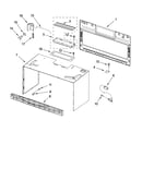 Cabinet and installation parts