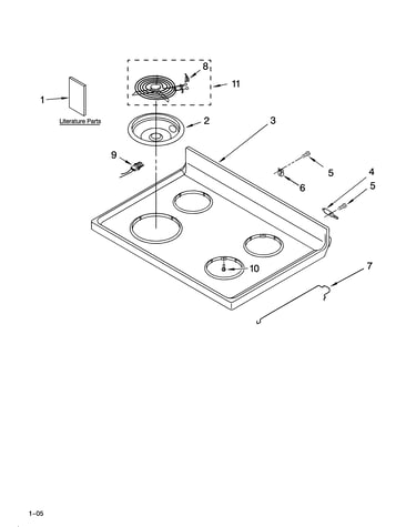 Cooktop parts