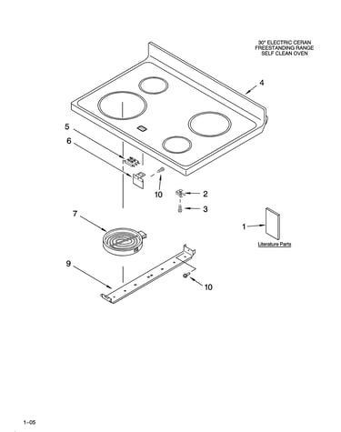 Cooktop parts
