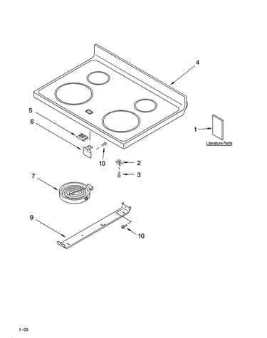 Cooktop parts