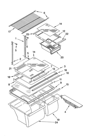 Shelf parts