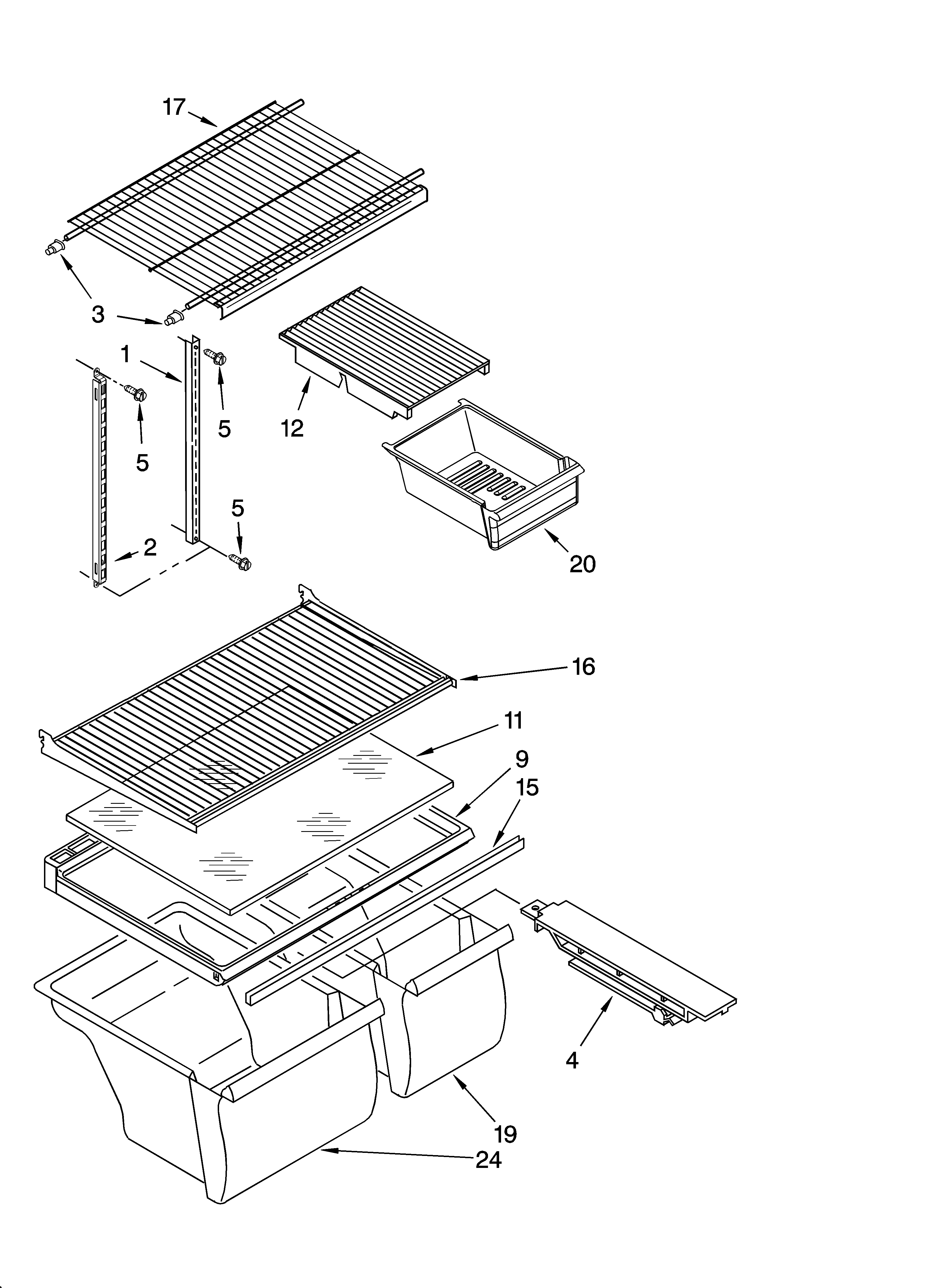 SHELF PARTS