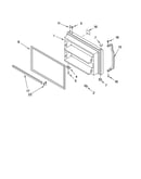 Freezer door parts
