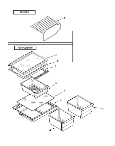 Shelf parts, optional parts
