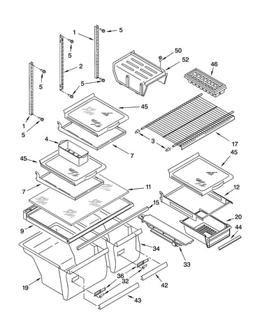 Shelf parts