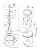 Agitator, basket and tub parts