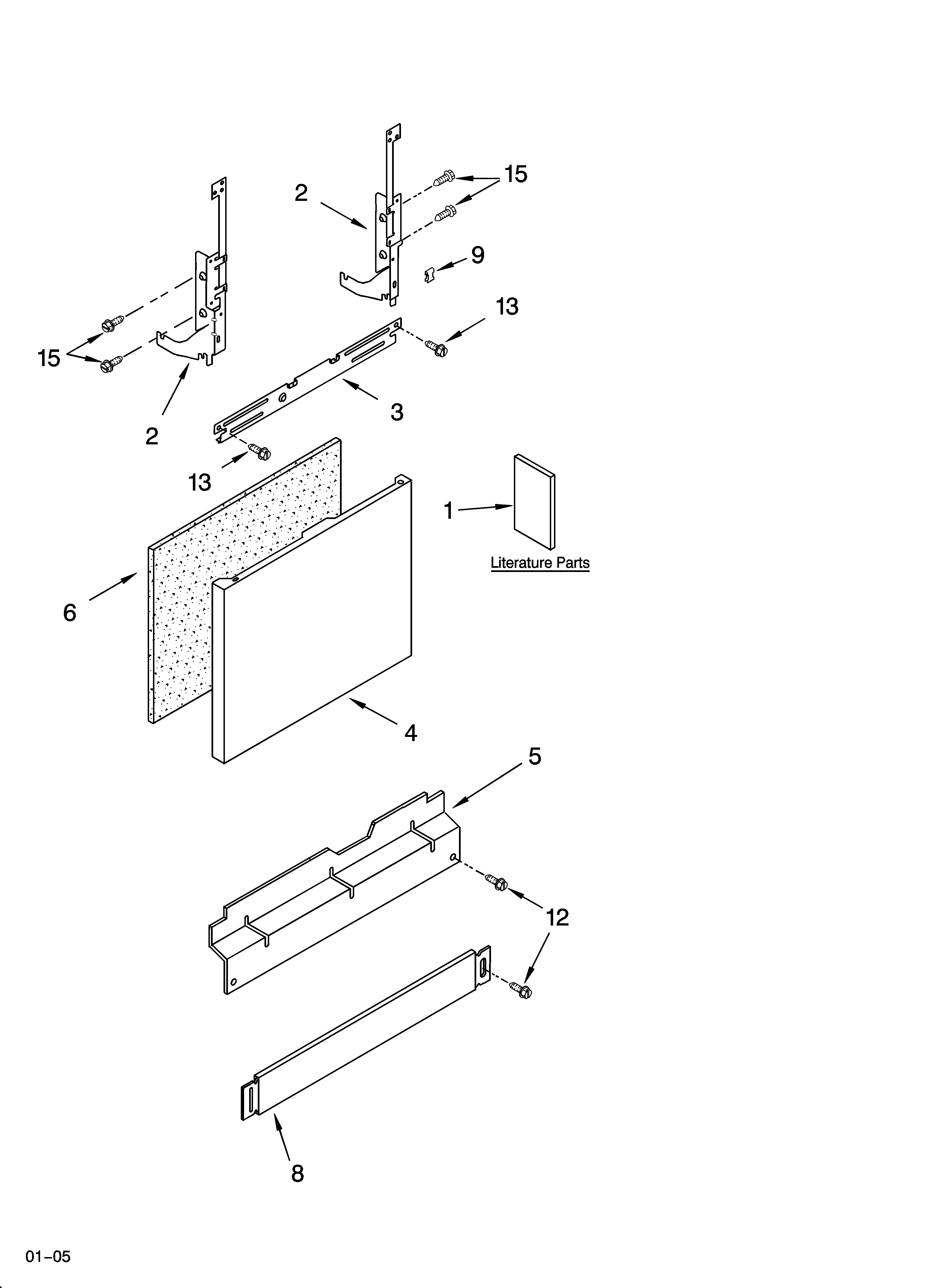 Door and panel parts