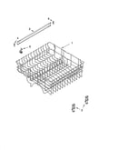 Upper rack and track parts