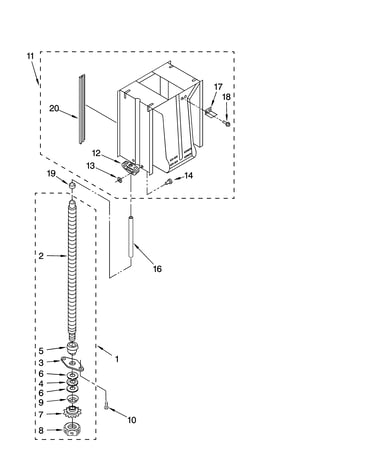 Powerscrew and ram parts