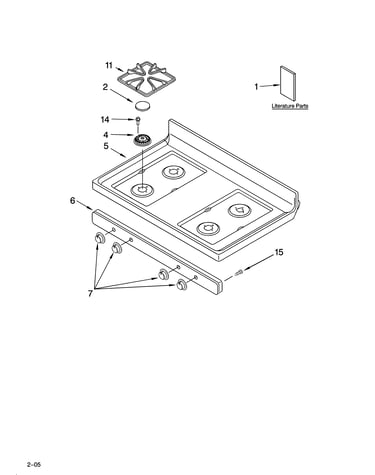 Cooktop parts