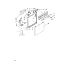 Ikea IUD4000RQ0 frame and console parts diagram
