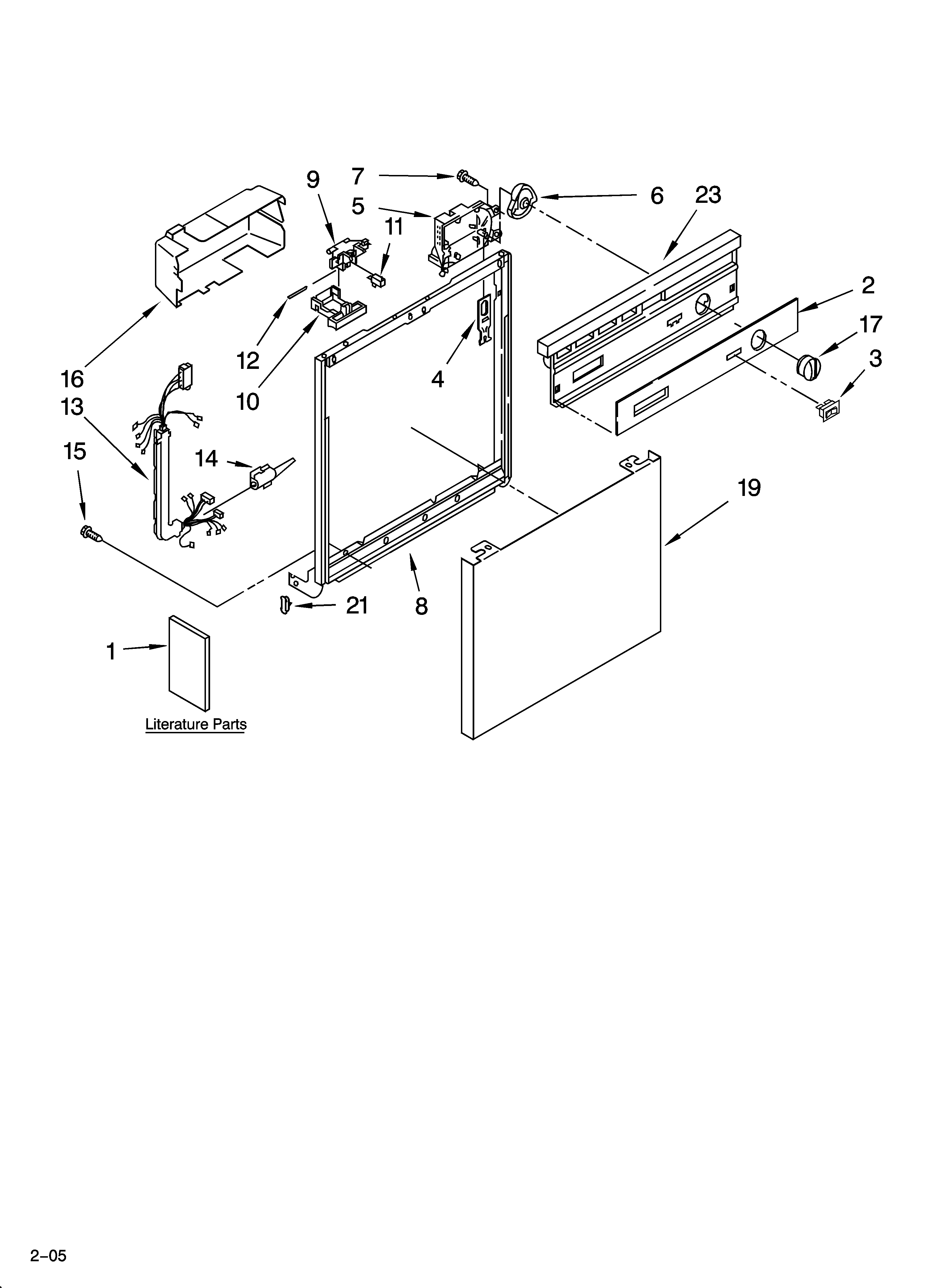 Frame and console parts