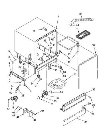 Tub assembly parts