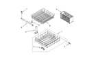 Ikea IUD4000RQ0 dishrack parts, optional parts (not included) diagram