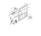 Ikea IUD8000RS0 door and latch parts diagram