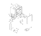 Ikea IUD8000RQ0 tub and frame parts diagram