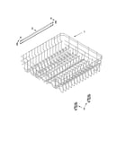 Upper rack and track parts