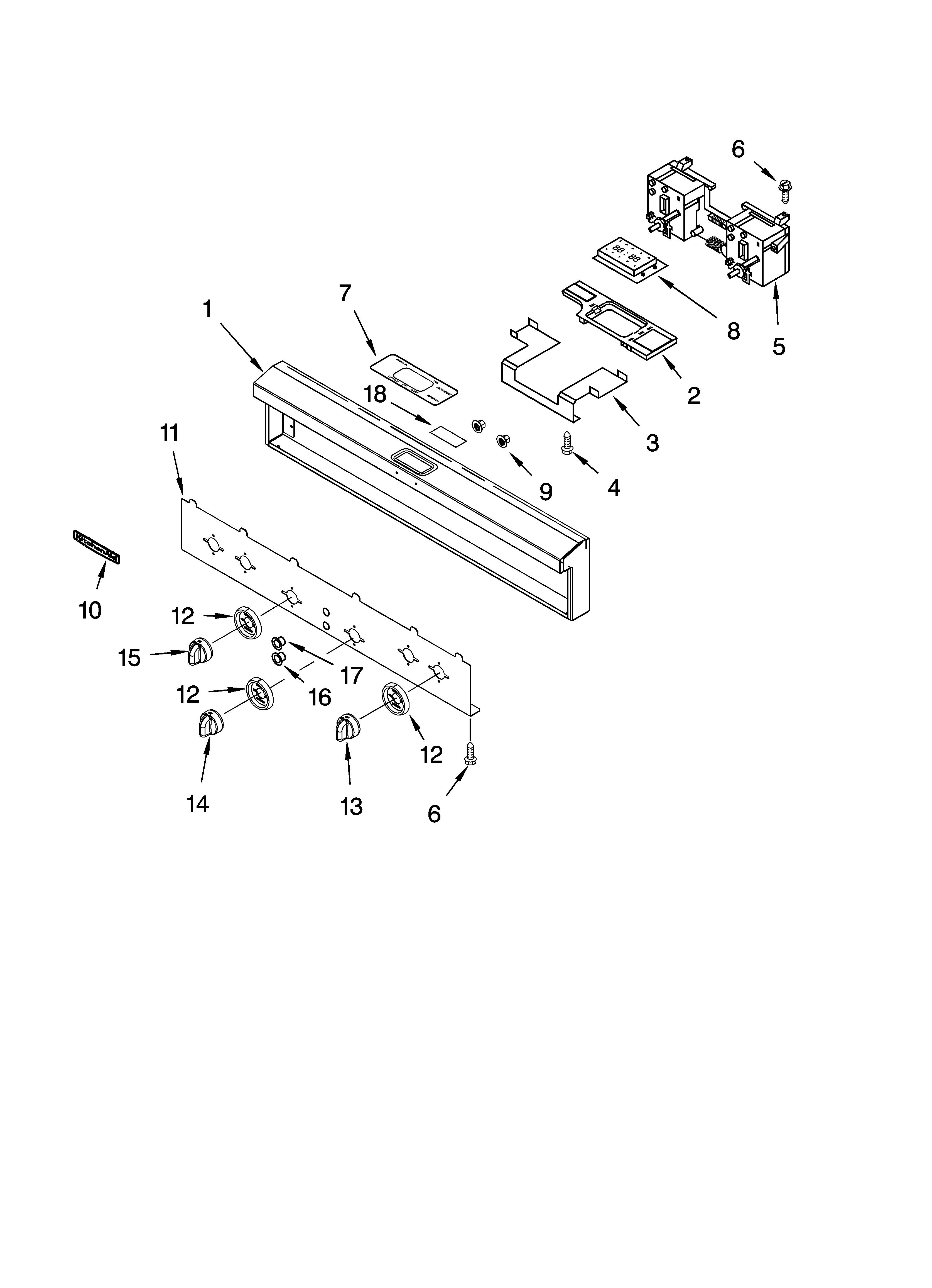 CONTROL PANEL PARTS