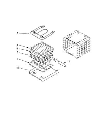 Internal oven parts
