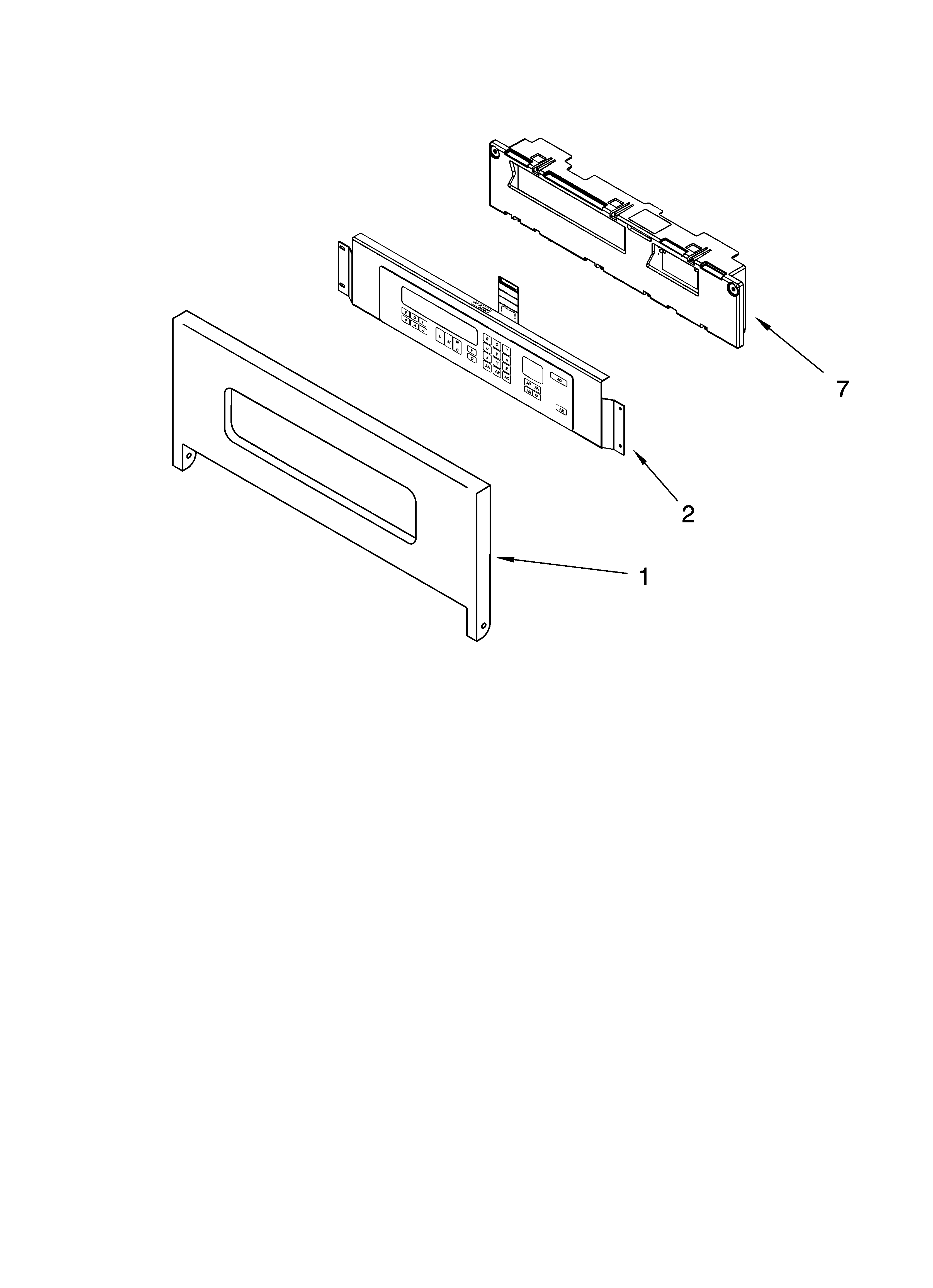 Control panel parts
