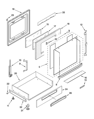 Door and drawer parts