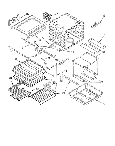 Internal oven parts