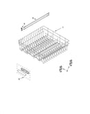 Upper rack and track parts