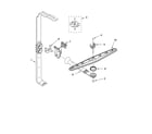 KitchenAid KUDI01DLSS6 upper wash and rinse parts diagram