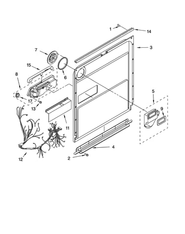 Door and latch parts