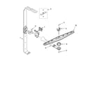 KitchenAid KUDJ01TJBL1 upper wash and rinse parts diagram