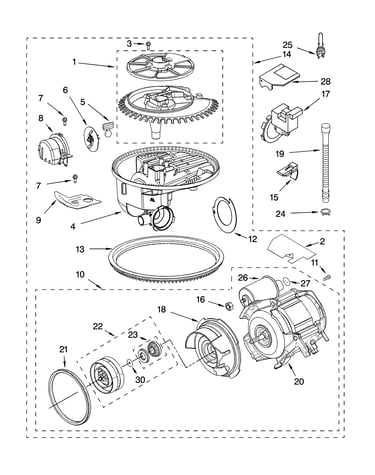 Pump and motor parts
