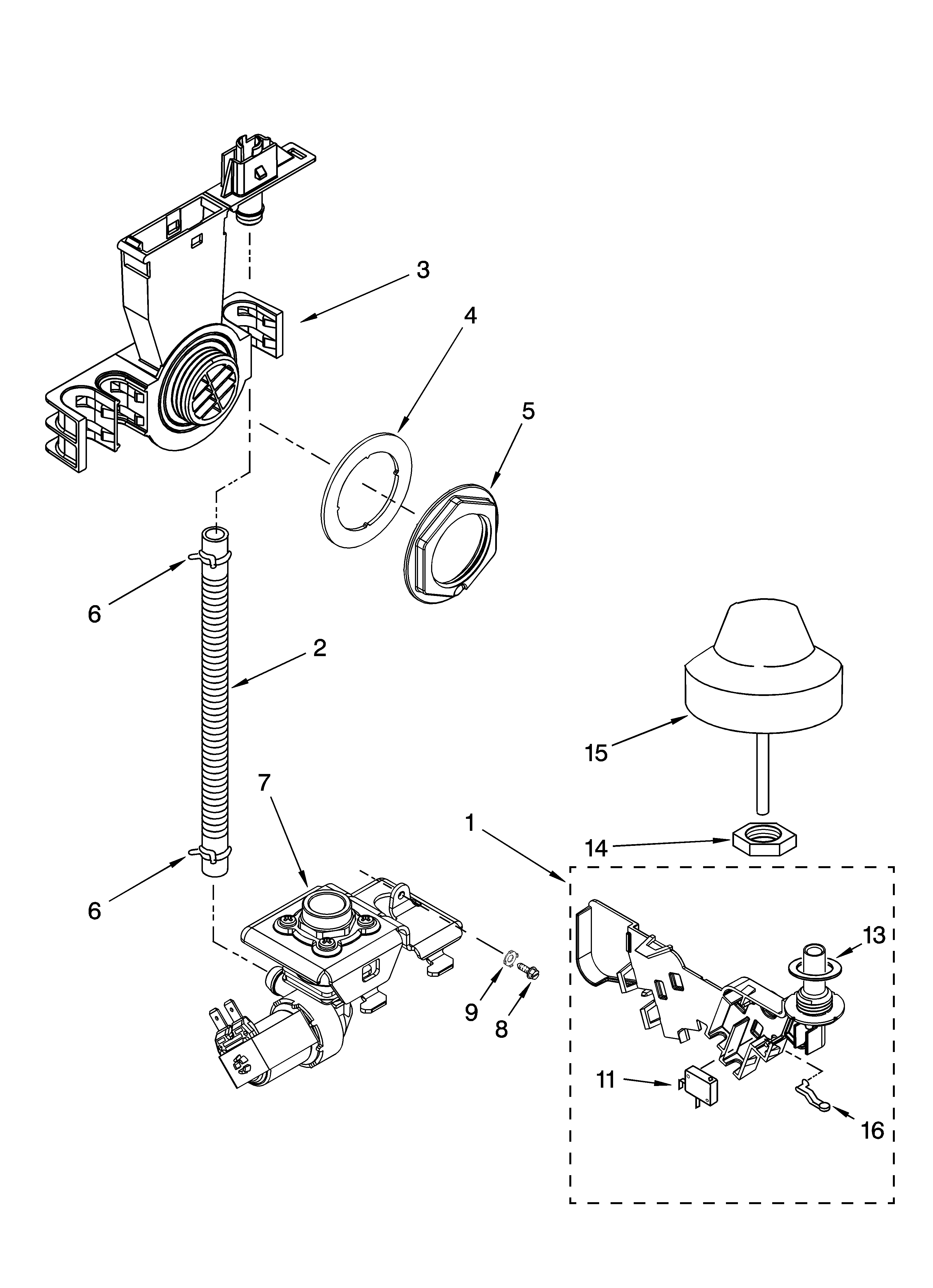 Fill and overfill parts