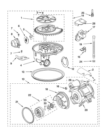 Pump and motor parts